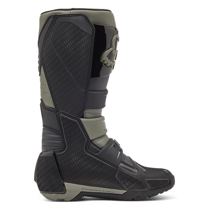 Bottes FOX comp x gris/noir 2025 | Oxmoto