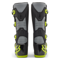 Bottes FOX comp gris/jaune 2025 | Oxmoto