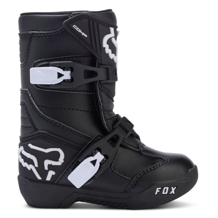 Bottes kid FOX comp noir 2025 | Oxmoto