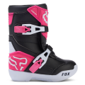 Bottes kid FOX comp noir/rose 2025 | Oxmoto