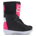 Bottes kid FOX comp noir/rose 2025 | Oxmoto