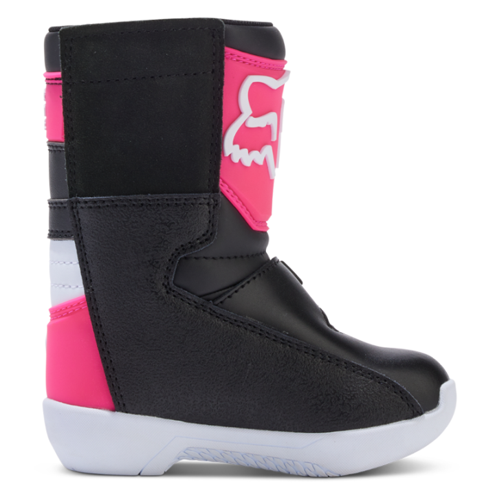 Bottes kid FOX comp noir/rose 2025 | Oxmoto