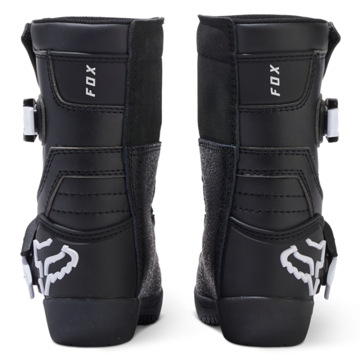 Bottes kid FOX comp noir 2025 | Oxmoto