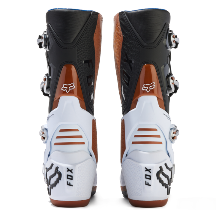 Bottes FOX motion noir/blanc/marron 2025 | Oxmoto