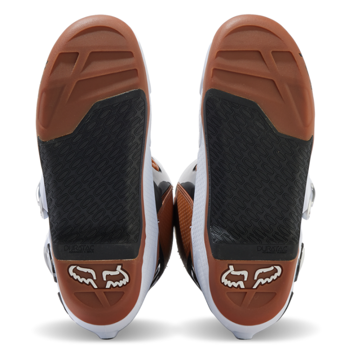 Bottes FOX motion noir/blanc/marron 2025 | Oxmoto