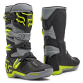 Bottes enfant FOX comp gris/jaune 2025 | Oxmoto