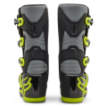 Bottes enfant FOX comp gris/jaune 2025 | Oxmoto