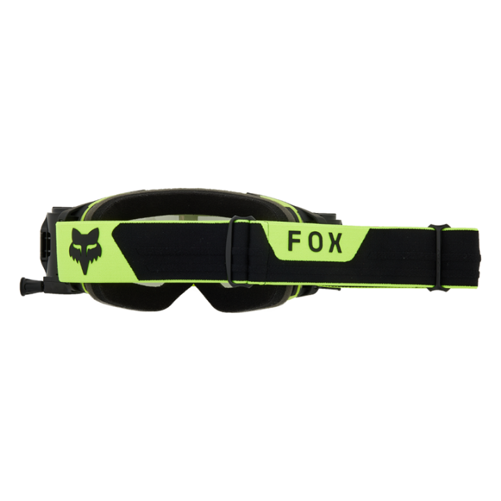 Lunettes FOX vue roll off noir/jaune 2025 | Oxmoto