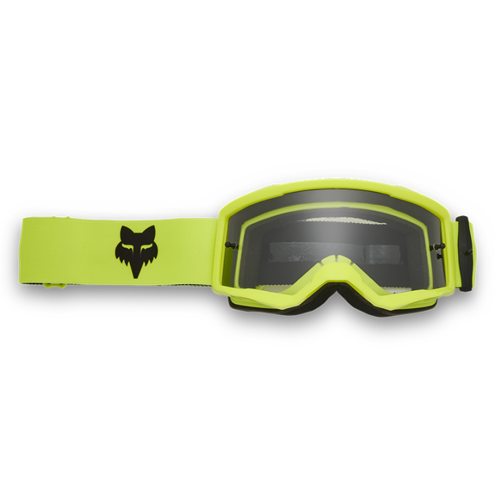 Lunettes enfant FOX main core jaune 2025 | Oxmoto