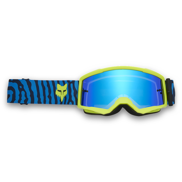 Lunettes enfant FOX main impression spark bleu 2025 | Oxmoto