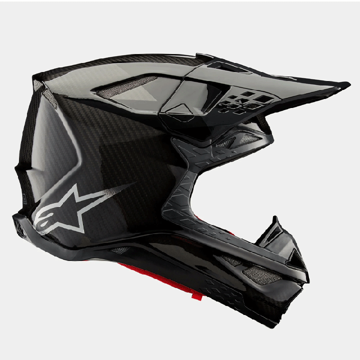 Casque Alpinestars supertech m10 fame carbone | Oxmoto