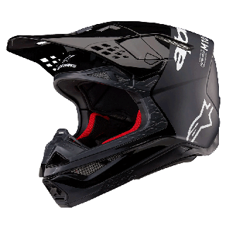 Casque Alpinestars SM10 Flood noir/gris, Supertech M10 | Oxmoto