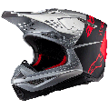 Casque Alpinestars SM10 Flood noir/gris/orange, Supertech M10 | Oxmoto