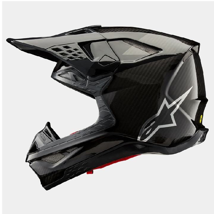 Casque Alpinestars supertech m10 fame carbone | Oxmoto