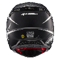 Casque Alpinestars supertech m10 ampress noir/blanc 2025