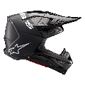 Casque Alpinestars SM10 Flood noir/gris, Supertech M10 | Oxmoto