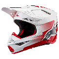 Casque Alpinestars supertech m10 unite rouge/blanc | Oxmoto