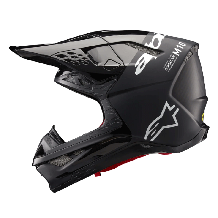 Casque Alpinestars SM10 Flood noir/gris, Supertech M10 | Oxmoto