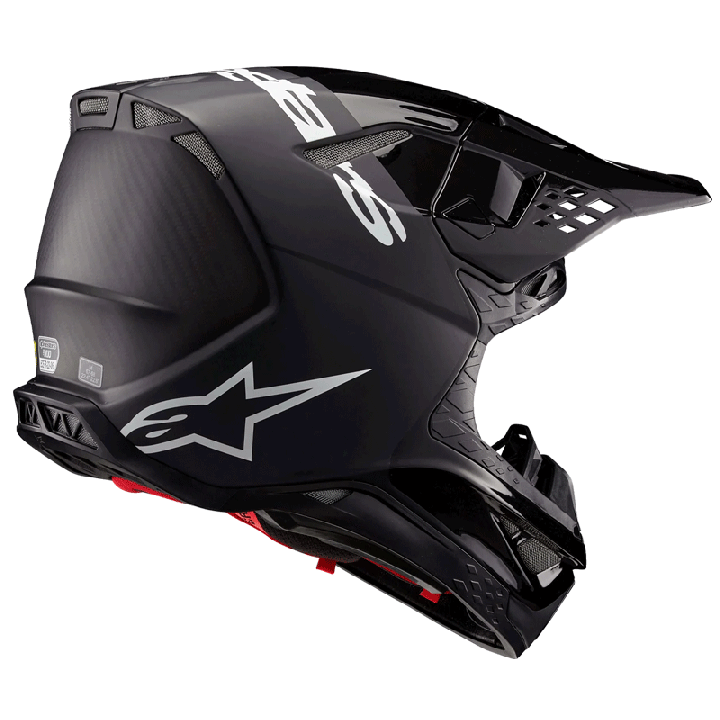 Casque Alpinestars SM10 Flood noir/gris, Supertech M10 | Oxmoto