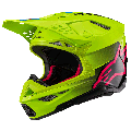Casque Alpinestars supertech m10 unite jaune/diva pink