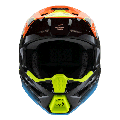 Casque enfant Alpinestars sm3 fray noir/orange/bleu | Oxmoto