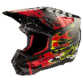 Casque Alpinestars sm5 rash noir/rouge | Oxmoto