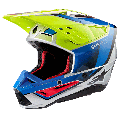 Casque Alpinestars sm5 sail jaune/bleu/gris | Oxmoto
