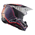 Casque Alpinestars sm5 sail violet/noir/gris | Oxmoto