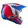 Casque Alpinestars sm5 sail blanc/pink/bleu | Oxmoto