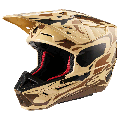 Casque Alpinestars sm5 mineral marron kangourou | Oxmoto