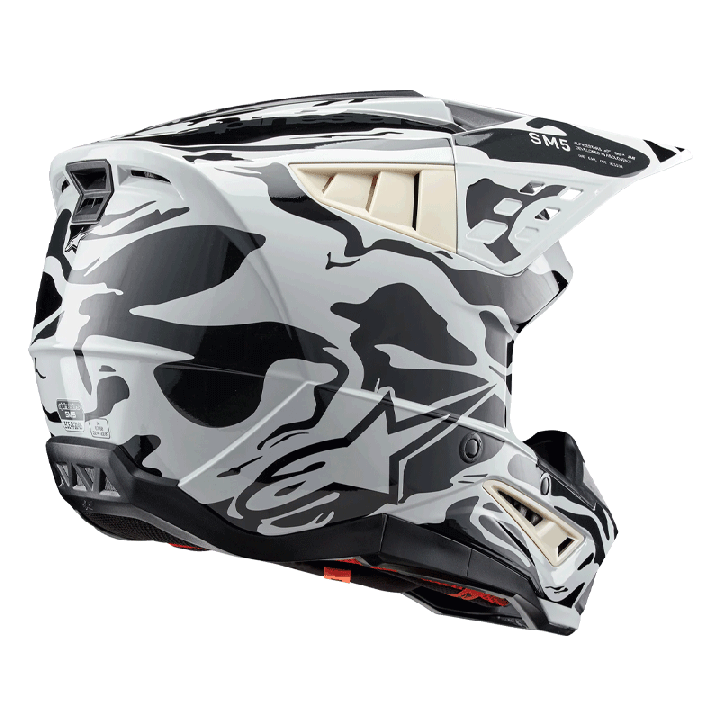 Casque Alpinestars sm5 mineral cool gris | Oxmoto