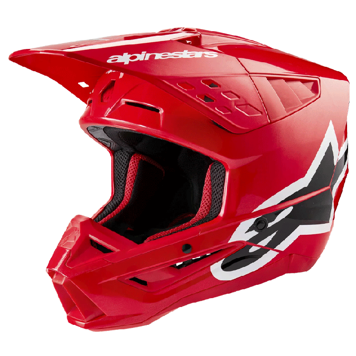 Casque Alpinestars sm5 corp rouge | Oxmoto