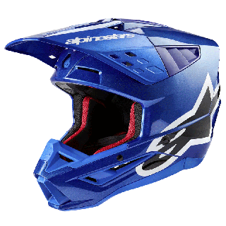 Casque Alpinestars sm5 corp bleu | Oxmoto