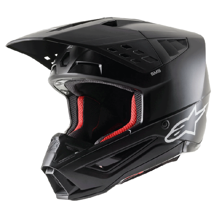Casque Alpinestars sm5 solid noir mat | Oxmoto