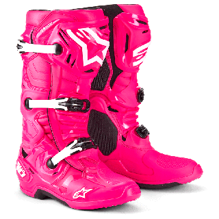 Bottes Alpinestars tech 10 rose | Oxmoto