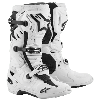 Bottes Alpinestars tech 10 supervented blanc | Oxmoto