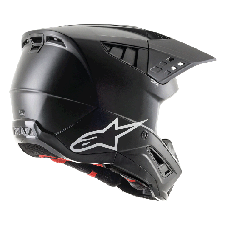Casque Alpinestars sm5 solid noir mat | Oxmoto