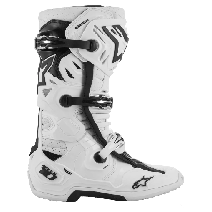 Bottes Alpinestars tech 10 supervented blanc | Oxmoto