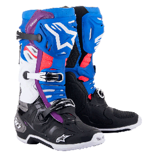 Bottes Alpinestars tech 10 supervented noir/bleu | Oxmoto