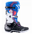 Bottes Alpinestars tech 10 supervented noir/bleu | Oxmoto