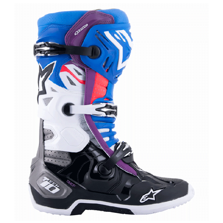 Bottes Alpinestars tech 10 supervented noir/bleu | Oxmoto