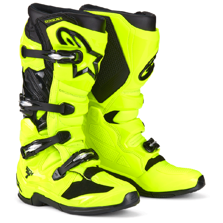 Bottes Alpinestars tech 7 jaune/noir | Oxmoto