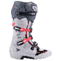 Bottes Alpinestars tech 7 enduro gris/rouge 2025 | Oxmoto