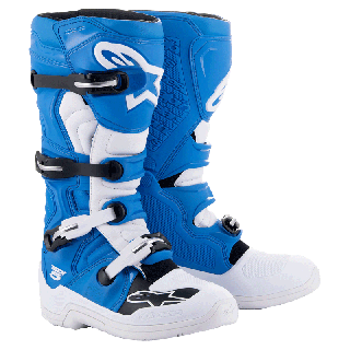 Bottes Alpinestars tech 5 blanc/bleu 2025 | Oxmoto