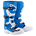 Bottes Alpinestars tech 5 blanc/bleu 2025 | Oxmoto
