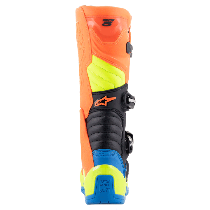 Bottes Alpinestars tech 5 orange/noir/jaune 2025 | Oxmoto