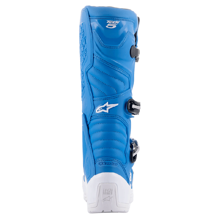 Bottes Alpinestars tech 5 blanc/bleu 2025 | Oxmoto
