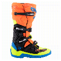 Bottes Alpinestars tech 5 orange/noir/jaune 2025 | Oxmoto