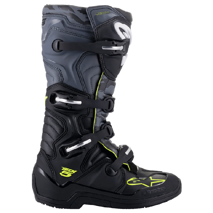 Bottes Alpinestars tech 5 noir/gris 2025 | Oxmoto