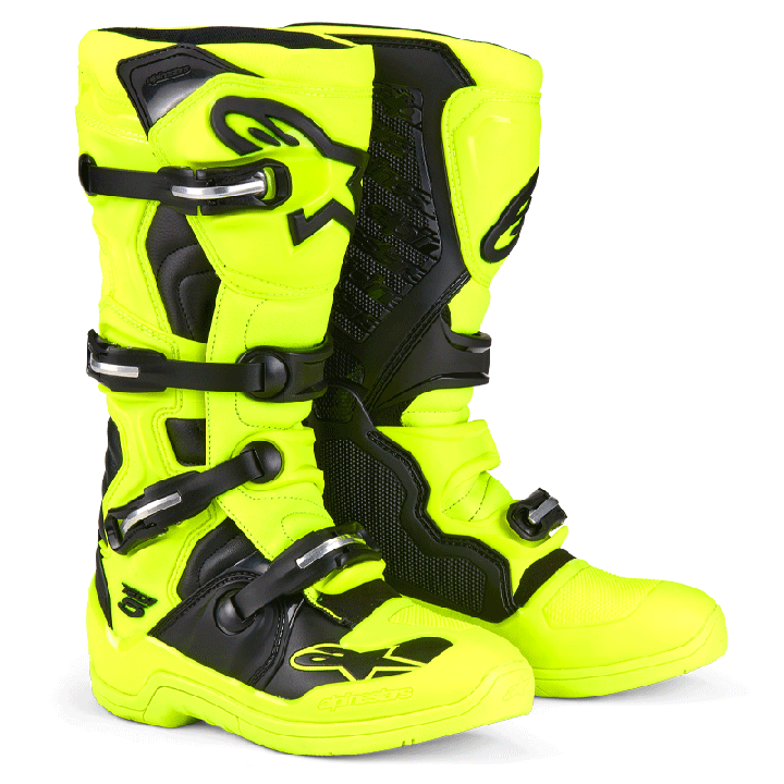 Bottes Alpinestars tech 5 jaune/noir 2025 | Oxmoto